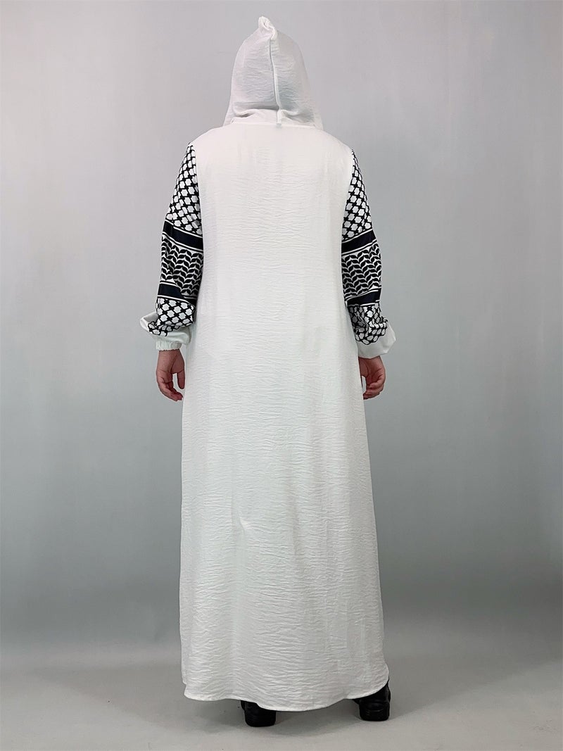 Exclusive Casual Hooded Dress - Image 3