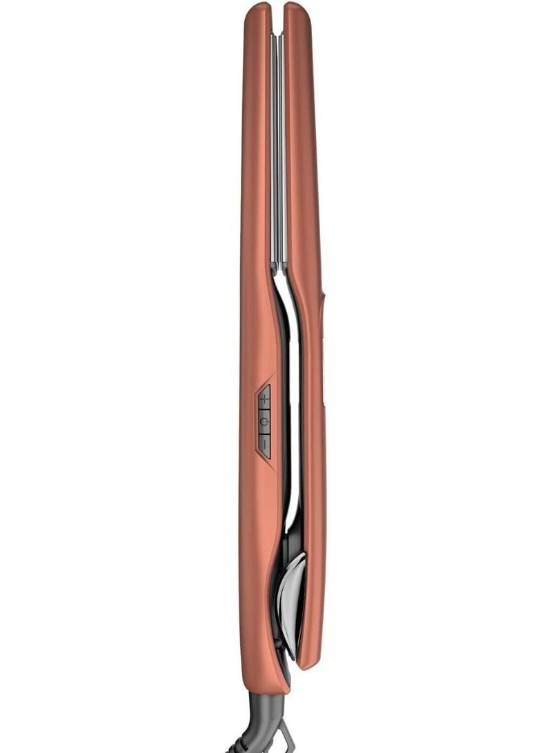 Rush Brush X2 Max Straightener Titanium Plates 250°C 18 Heat Level MHM Plate Fast Heating - Rose Gold - Image 2