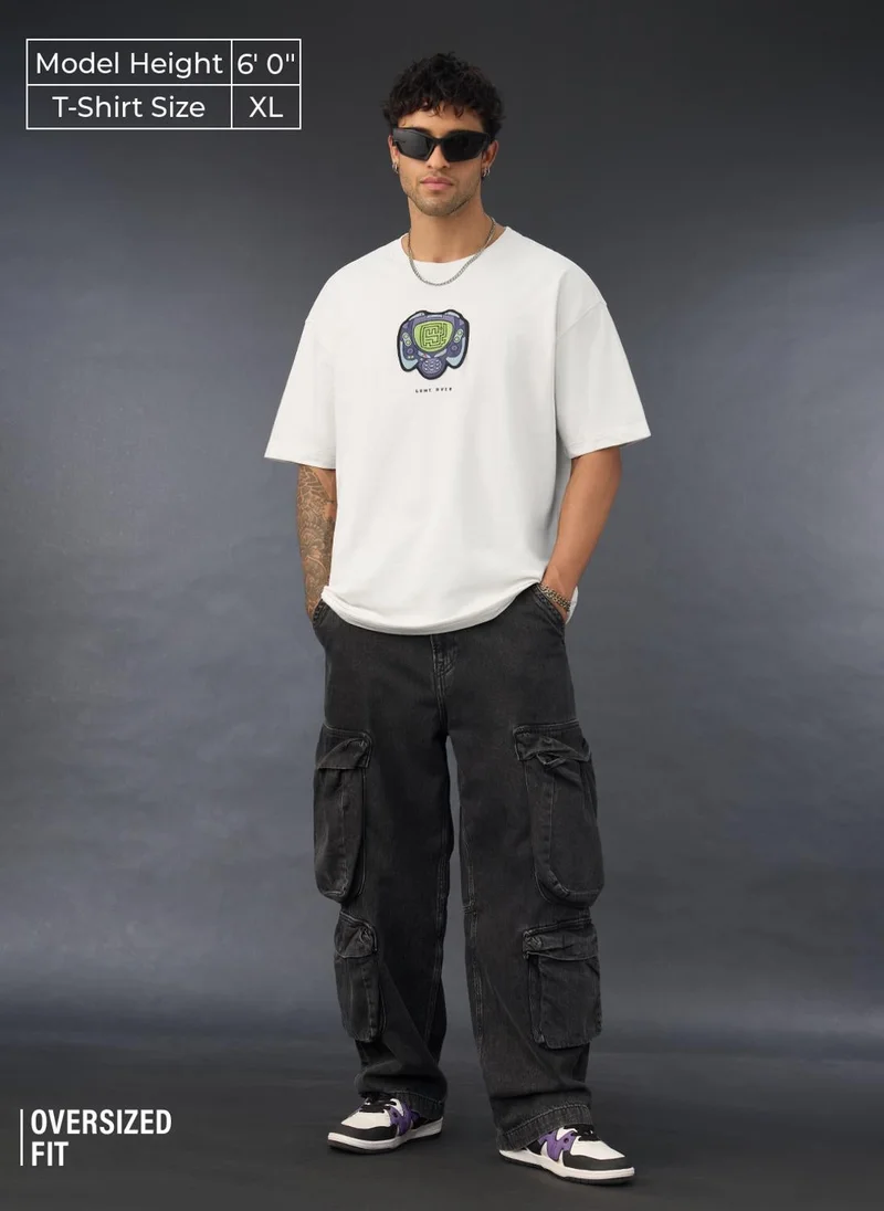 ذا سوليد ستور Oversized T-Shirt: Snake Game