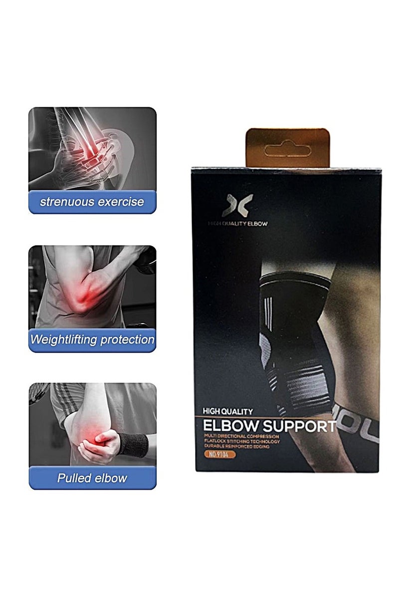 إكس فيجن مشد تدعيم وتثبيت الكوع 9104-دعامة تثبيت مريحة للالتهاب والأوتار مع حزام قابل للتعديل وتهوية ممتازة - Image 2