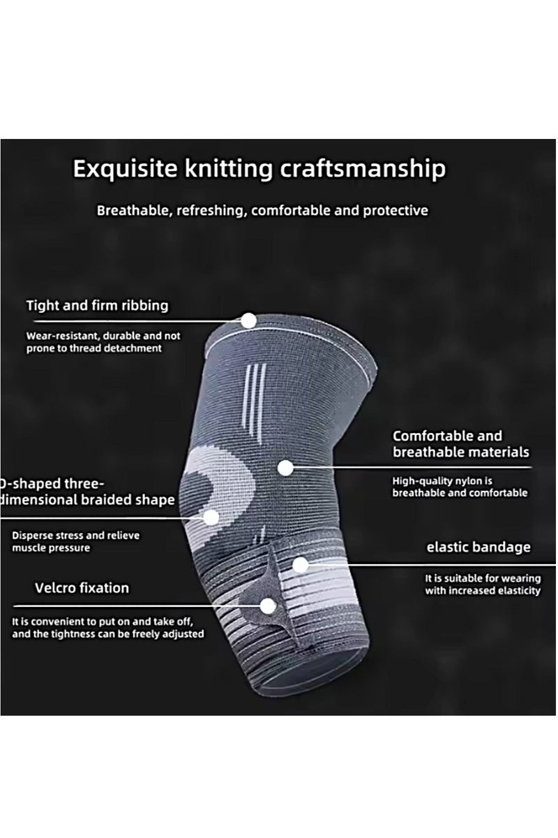 إكس فيجن مشد تدعيم وتثبيت الكوع 9104-دعامة تثبيت مريحة للالتهاب والأوتار مع حزام قابل للتعديل وتهوية ممتازة - Image 4
