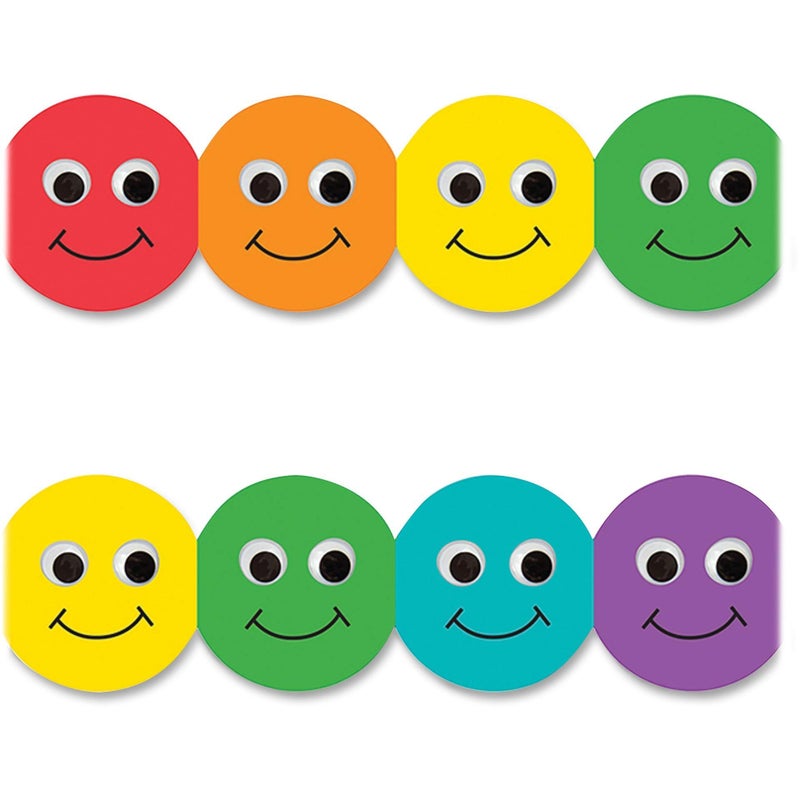 Hygloss Smiley Face Design Border Strips
