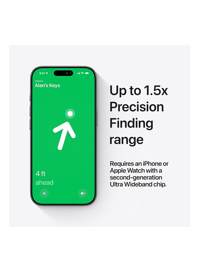 Apple AirTag (2nd Generation) (1 Pack) White - Image 3