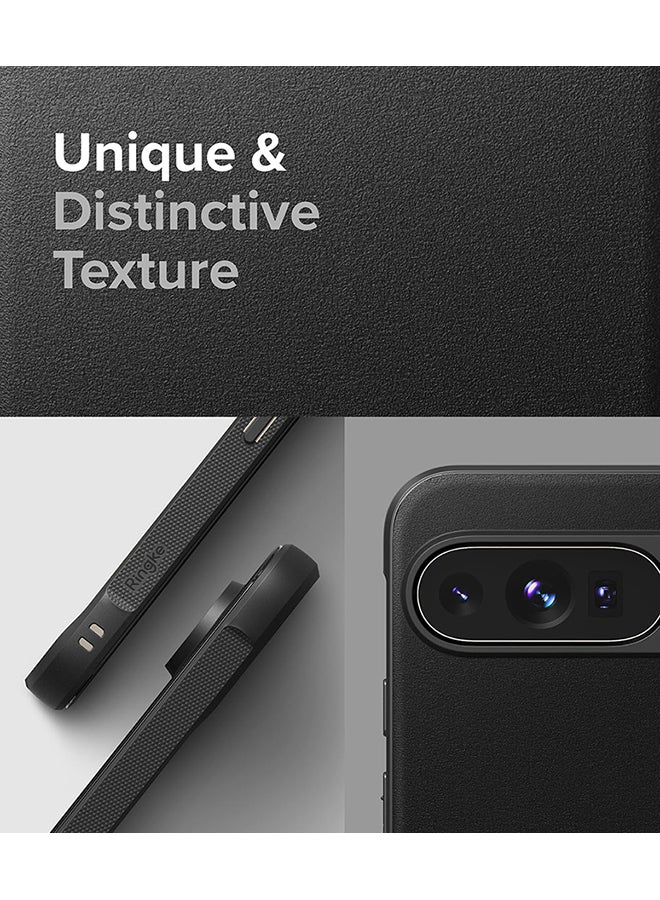 Ringke Onyx Case Compatible With Google Pixel 9 Pro, Enhanced Grip Tough Flexible TPU Shockproof Rugged TPU Bumper Drop Protection Phone Cover - Black - Image 3