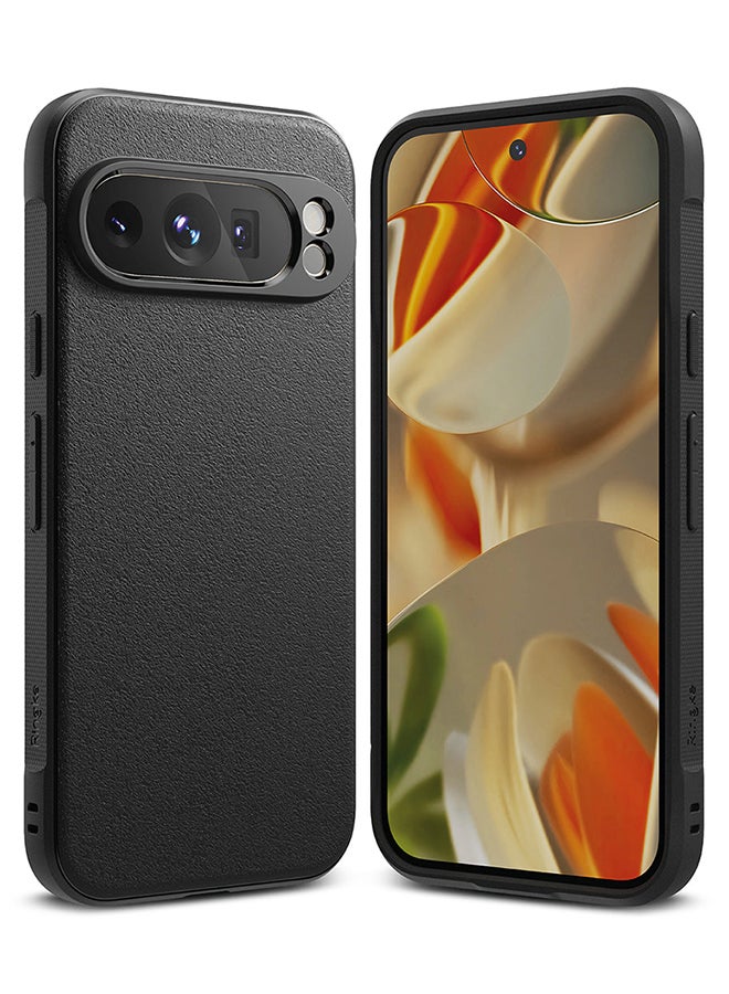 Ringke Onyx Case Compatible With Google Pixel 9 Pro, Enhanced Grip Tough Flexible TPU Shockproof Rugged TPU Bumper Drop Protection Phone Cover - Black - Image 1