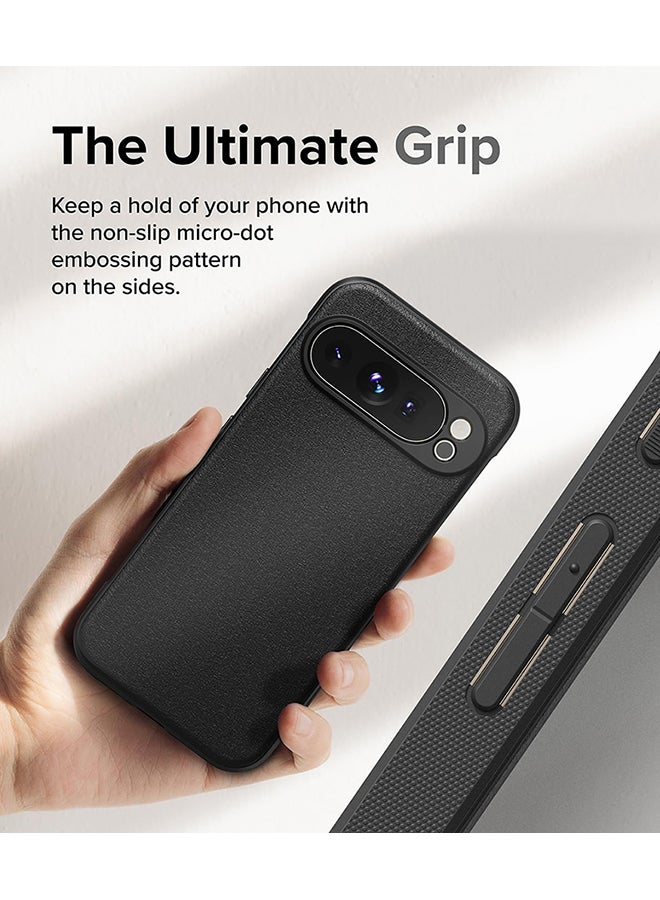 Ringke Onyx Case Compatible With Google Pixel 9 Pro, Enhanced Grip Tough Flexible TPU Shockproof Rugged TPU Bumper Drop Protection Phone Cover - Black - Image 5