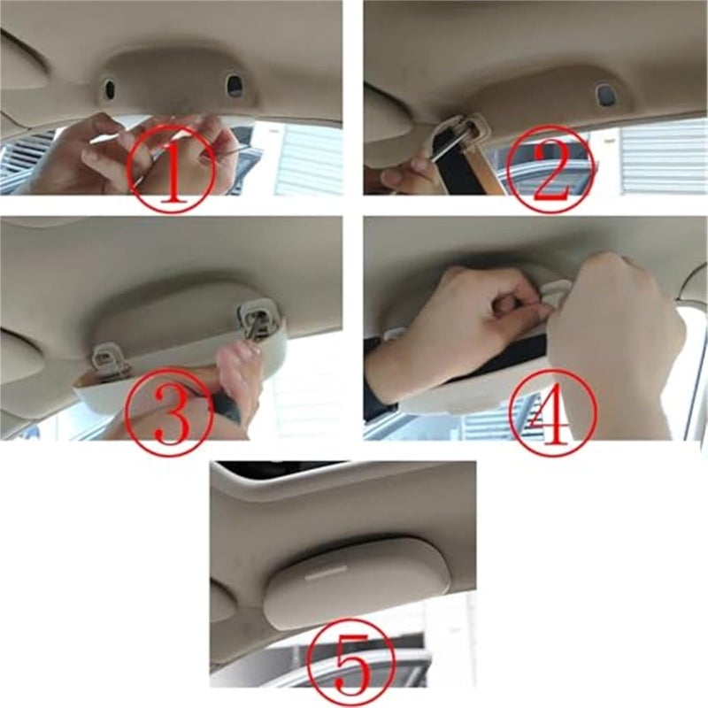 Wivplex Car Sunglasses Holder for Nissan Models - Image 3