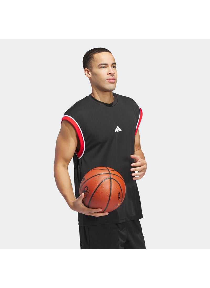 Adidas Basketball All World Sleeveless Tank Top - Image 5