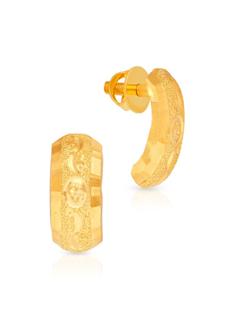 Malabar Gold and Diamonds 22KT 916 Gold Studs Earrings for Women ERZNS45083 - Image 1
