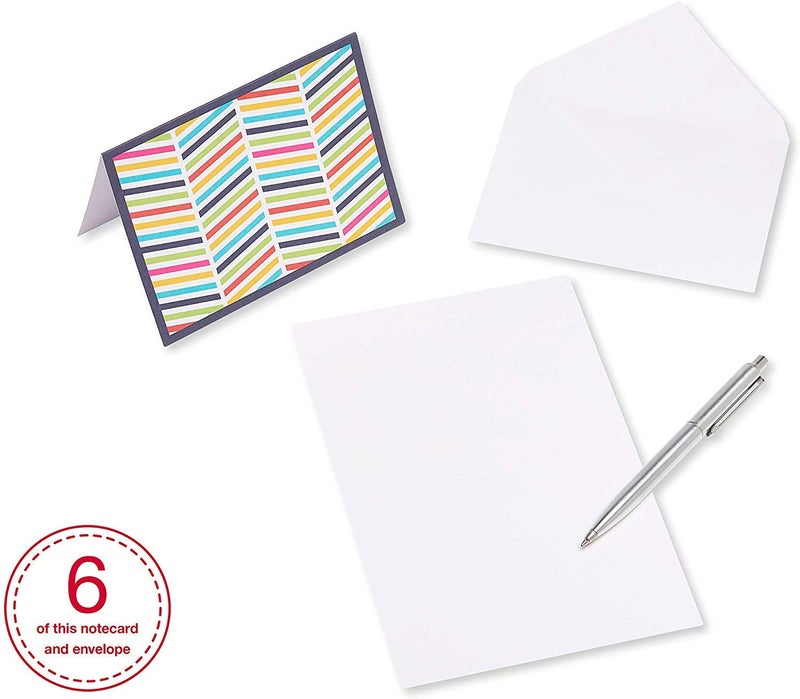 American Greetings Blank Cards Assortment with Envelopes, Bright Patterns (30-Count) - Image 3