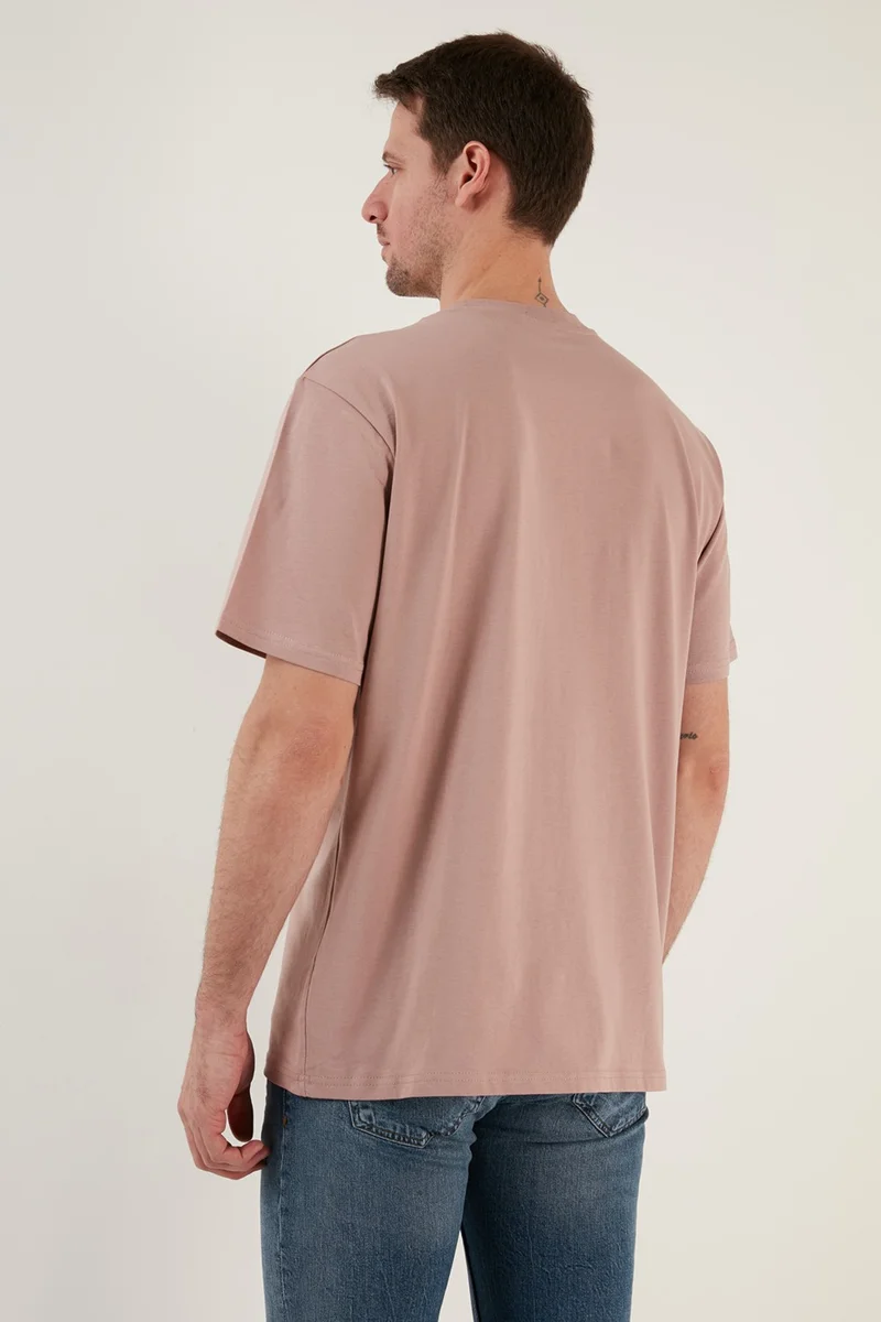 بوراتي 100% Cotton Relaxed Fit Crew Neck T Shirt Men's T Shirt 5902605
