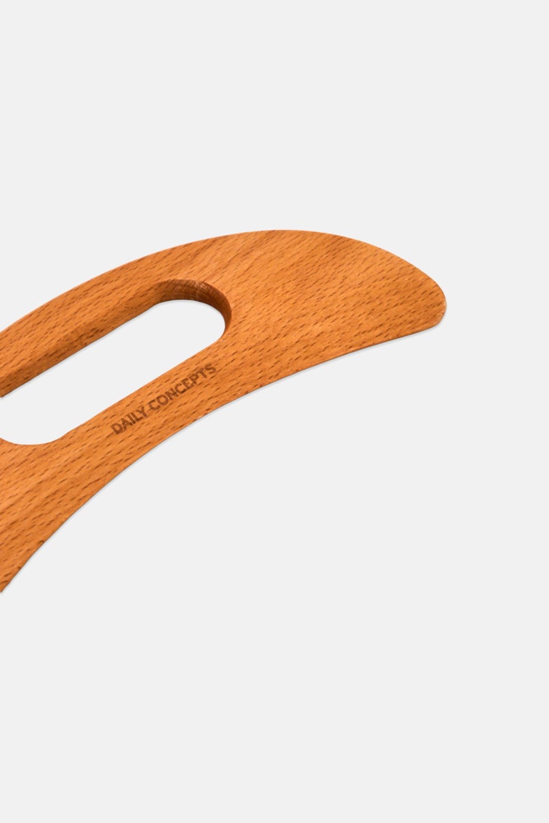 Daily Concepts Wooded Body Gua Sha Tool, Brown - Image 2
