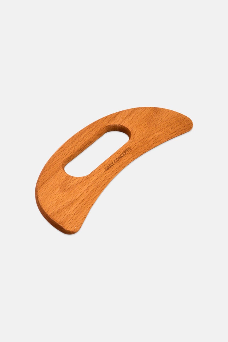 Daily Concepts Wooded Body Gua Sha Tool, Brown - Image 1