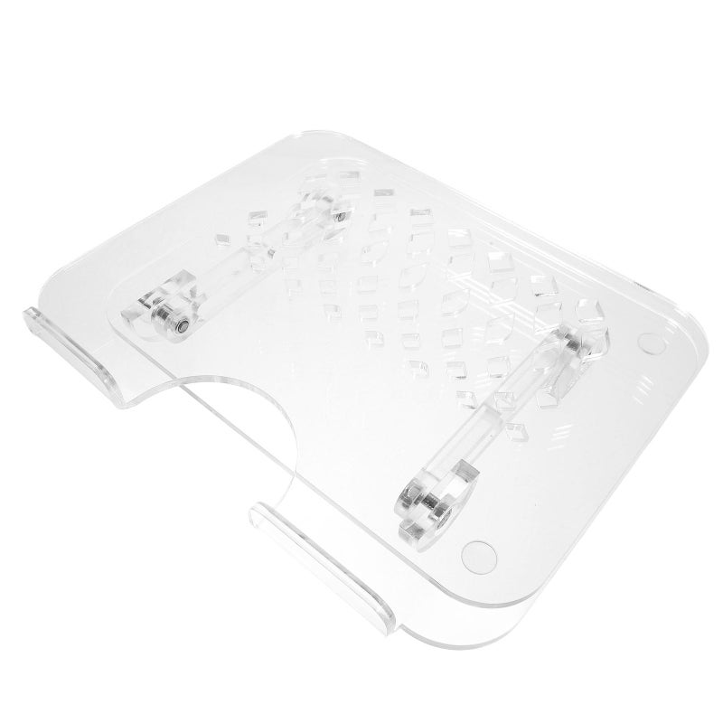 Adjustable Acrylic Laptop Stand With Cooling Ventilation Portable Tablet Holder - Image 2
