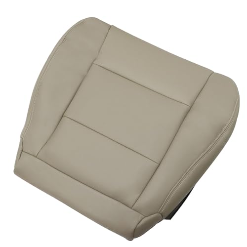 FZJDSD Ivory Tan Driver Side Bottom Replacement Microfiber Leather Seat Cover Compatible with Toyota Land Cruiser 1998 1999 2000 2001 2002 2003 2004 2005 2006 2007 - Image 3