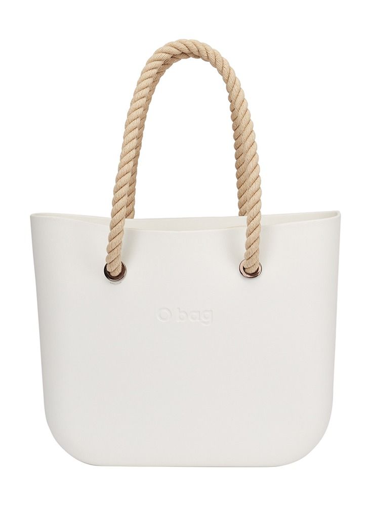 O bag classic with Rope Sand Handles in Latte - Image 2