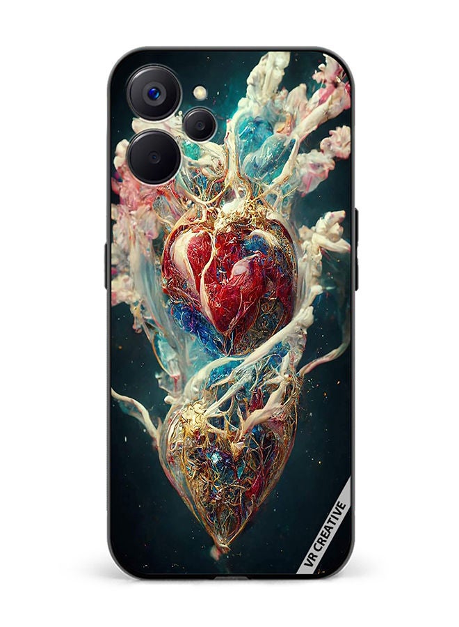 VR CREATIVE Protective Case Cover For Realme 10 5G Digital Flesh Design Multicolour - Image 1