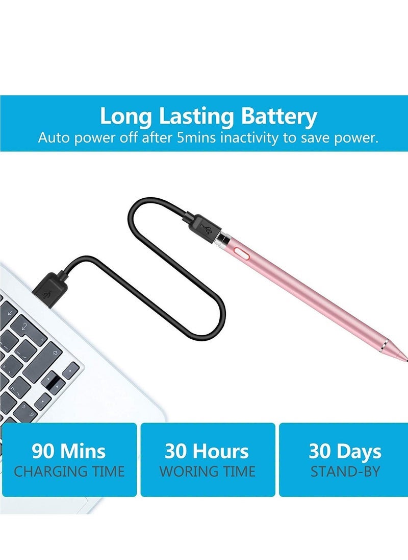 JAJEEK Stylus Pen for iPad - Rechargeable 1.5mm Fine Point High Sensitivity Digital Pencil for Drawing and Writing, Compatible with Phone/iPad/iPad Pro/Samsung Android and Other Touch Screen Devices - Image 4