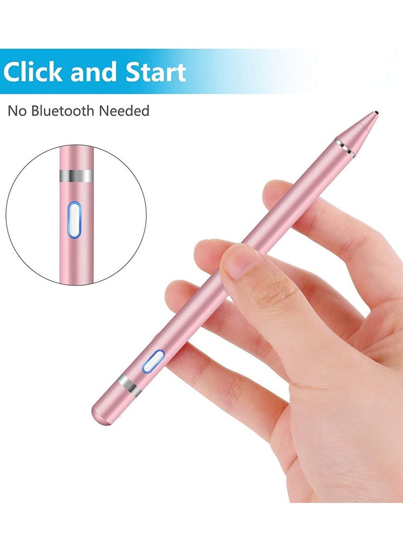 JAJEEK Stylus Pen for iPad - Rechargeable 1.5mm Fine Point High Sensitivity Digital Pencil for Drawing and Writing, Compatible with Phone/iPad/iPad Pro/Samsung Android and Other Touch Screen Devices - Image 2