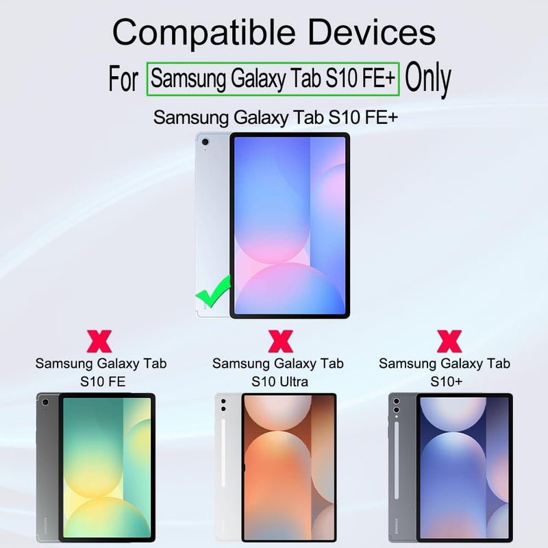 Ibywind Screen Protector For Samsung Galaxy Tab S10 FE+ 13.1",with 2Pcs Tempered Glass,[Fingerprint Reader,Easy to install] - Image 2