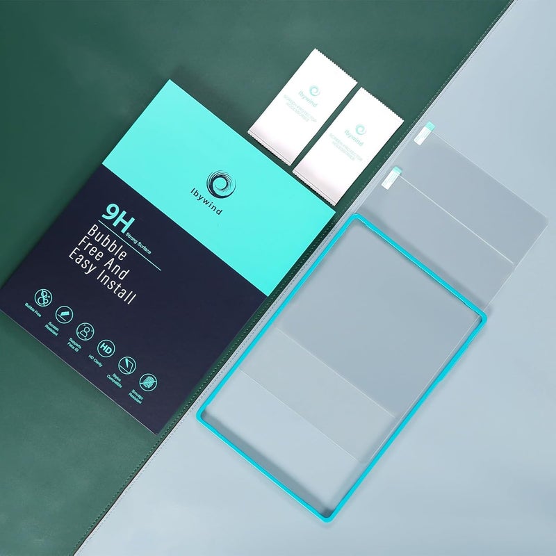 Ibywind Screen Protector For Samsung Galaxy Tab S10 FE+ 13.1",with 2Pcs Tempered Glass,[Fingerprint Reader,Easy to install] - Image 5