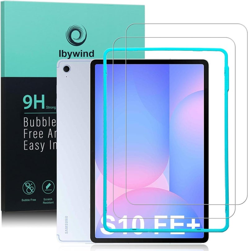 Ibywind Screen Protector For Samsung Galaxy Tab S10 FE+ 13.1",with 2Pcs Tempered Glass,[Fingerprint Reader,Easy to install] - Image 1