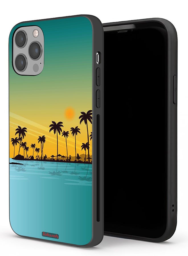 Tolwak Apple iPhone 12 Pro Max Protective Case Scenery Abstract Art - Image 1