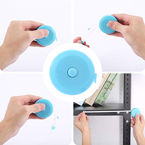 MUZHI Tape Measure, 10 Pack Measuring Tape for Body 60 Inch, Retractable Fabric Small Tape Measure for Sewing Tailor Medical Craft Cloth - Image 4