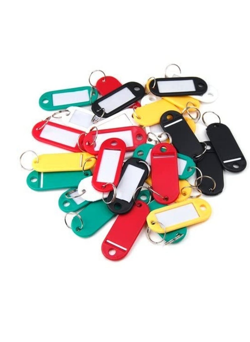 موديست سلاسل مفاتيح مكونة من 100 قطعة متعددة الألوان - Image 1