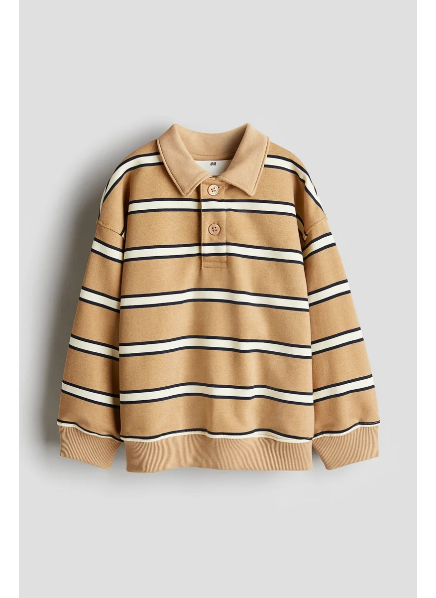 اتش اند ام Loose-Fit Rugby Shirt