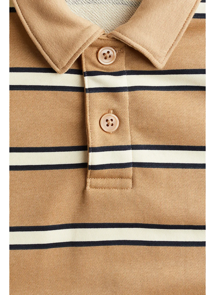 اتش اند ام Loose-Fit Rugby Shirt