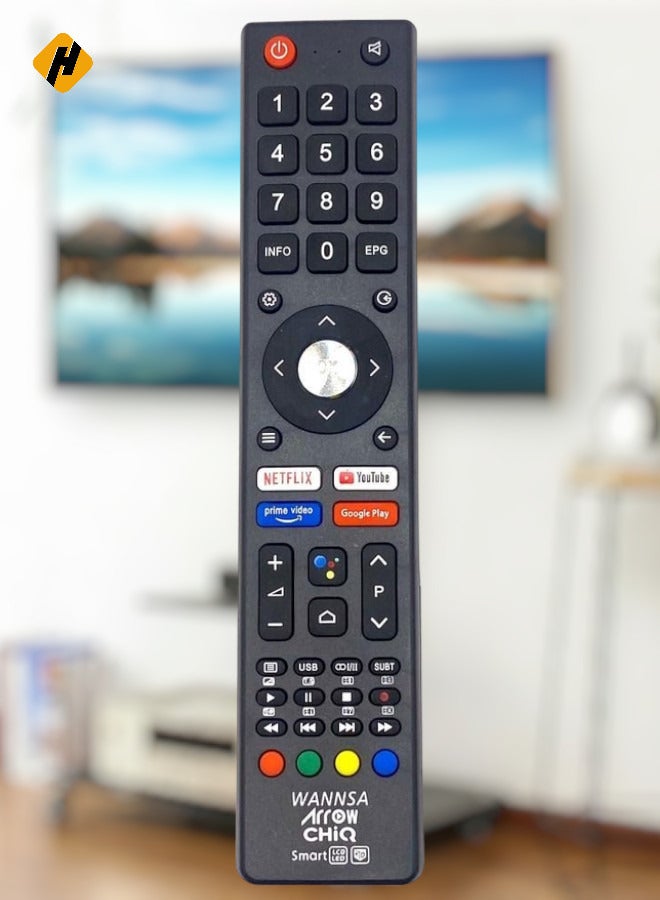 CHiQ جهاز التحكم عن بعد للتلفزيون CHIQ TV L32H7N L32H7S U43H7AN LCD LED Android TV - Image 1