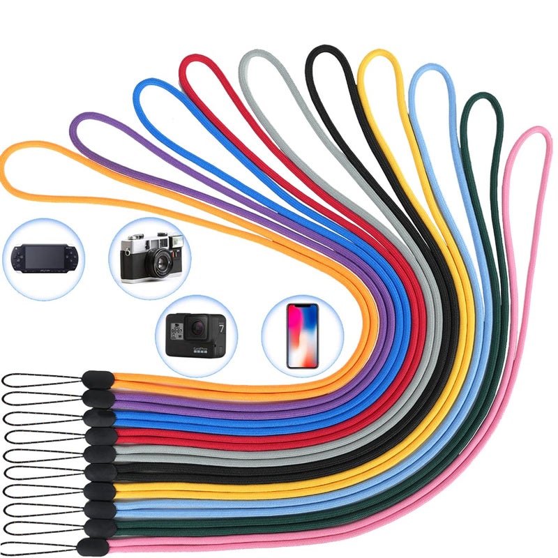 YOUOWO 10 Pack Lanyards Colored Neck Lanyard Straps For Pen Cellphone Whistles id Badges Holder Keys Office Name Badges ID Card (10 Colors - Combination 2) - Image 5