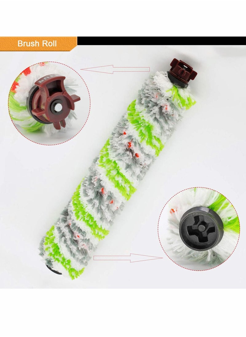SYOSI Replacement Parts for Bissell CrossWave Pet Pro 2306A and CrossWave 1785 Series, 3 Pack 2460 Multi-Surface Pet Pro Brush Roller, 3 Pack 1866 Vacuum Filter, Compare to Part 1613568, 1608684  - Image 2