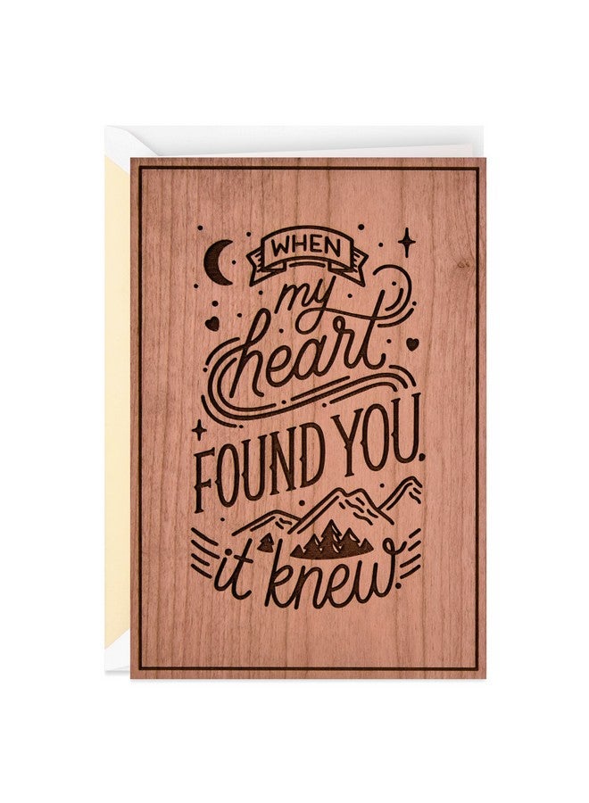 هولمارك بطاقة الذكرى السنوية الخشبية المميزة من Hallmark (أين كنا، وأين نحن ذاهبون) - Image 1