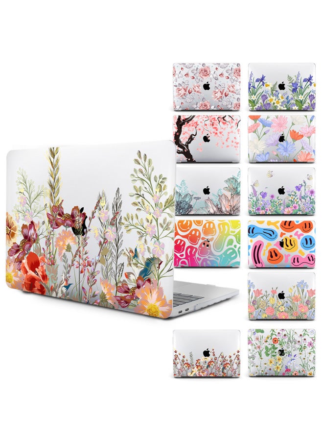 For Macbookpro Protective Case 14 Inch Air13 Transparent Computer Protective Case M2 Apple Laptop Case-Color:RS-1430 White Ink-Applicable Model:pro16(A2141)  - Image 2