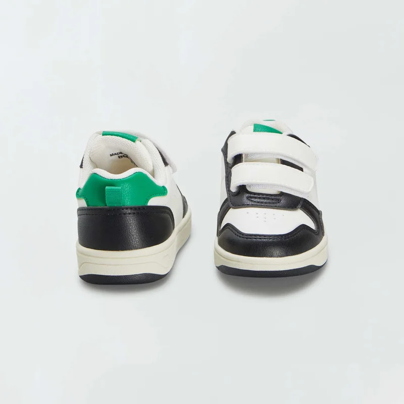 Kiabi Three-Tone Low-Top Trainers White