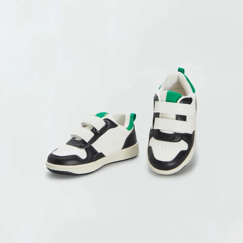 Kiabi Three-Tone Low-Top Trainers White