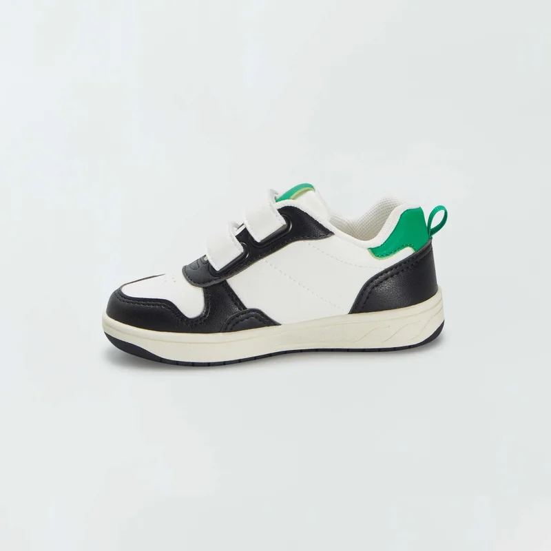 Kiabi Three-Tone Low-Top Trainers White