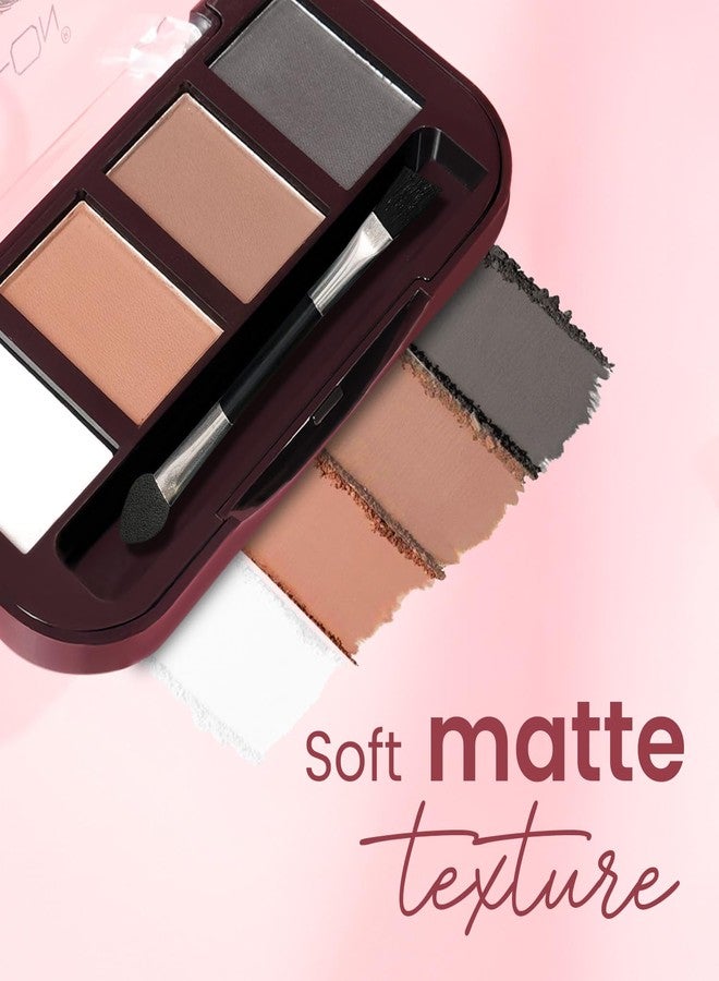 ME-ON Dream Brows Pro Eyebrow Definer Palette for Women | Soft Powder Formula with Brow Brush | Waterproof, Easy to Blend & Travel-Friendly | Matte Finish for Naturally Defined Brows (02, 8 gm) - Image 3