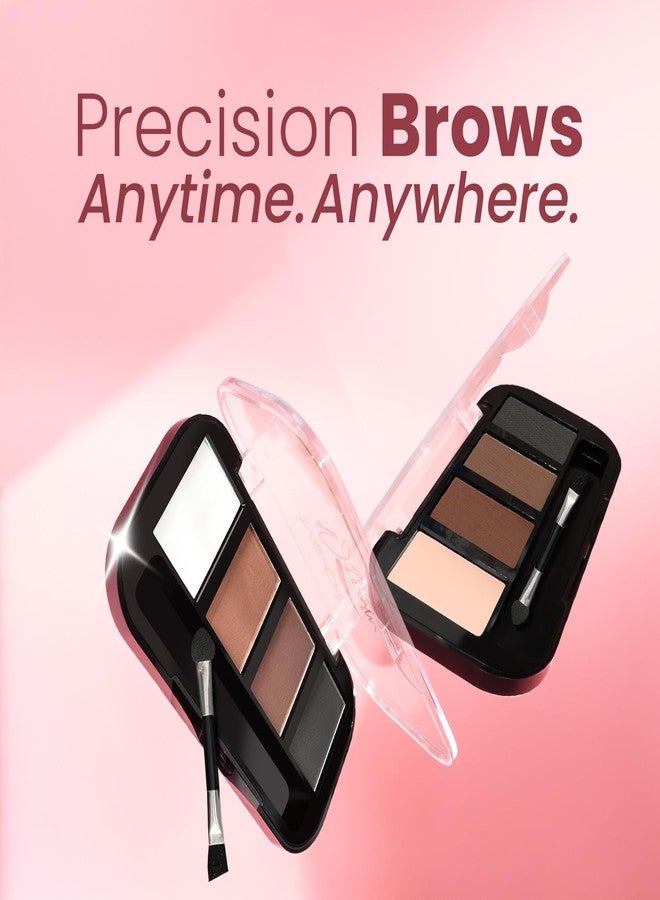 ME-ON Dream Brows Pro Eyebrow Definer Palette for Women | Soft Powder Formula with Brow Brush | Waterproof, Easy to Blend & Travel-Friendly | Matte Finish for Naturally Defined Brows (02, 8 gm) - Image 4