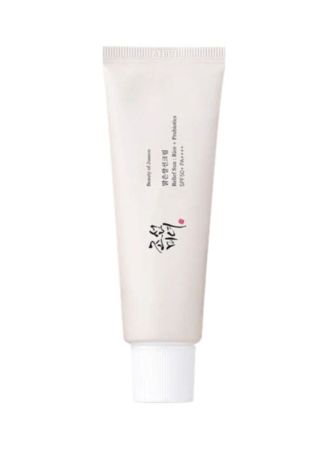 Beauty of Joseon Relief Sun Rice + Probiotics Sunscreen for face moisturizing sunblock with SPF 50 PA++++  50ml + Glow Deep Serum Rice Alpha-Arbutin 30ml  - Image 3