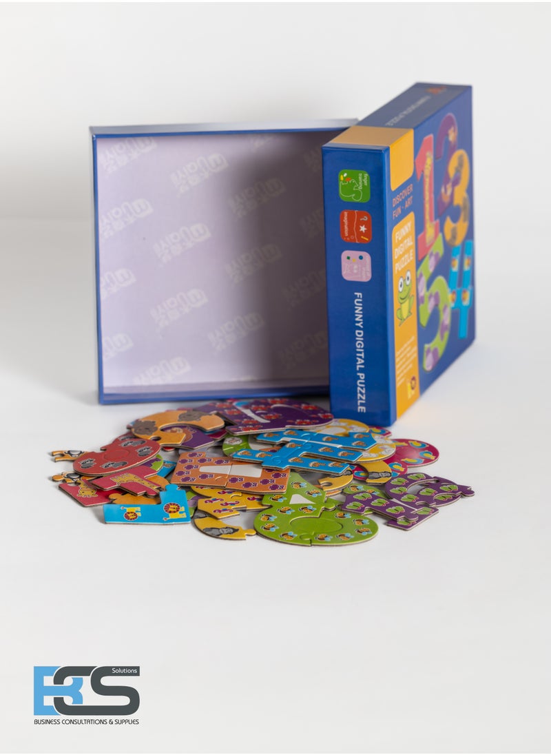 40 Piece puzzle to learn numbers from 1 to 20  - Image 2