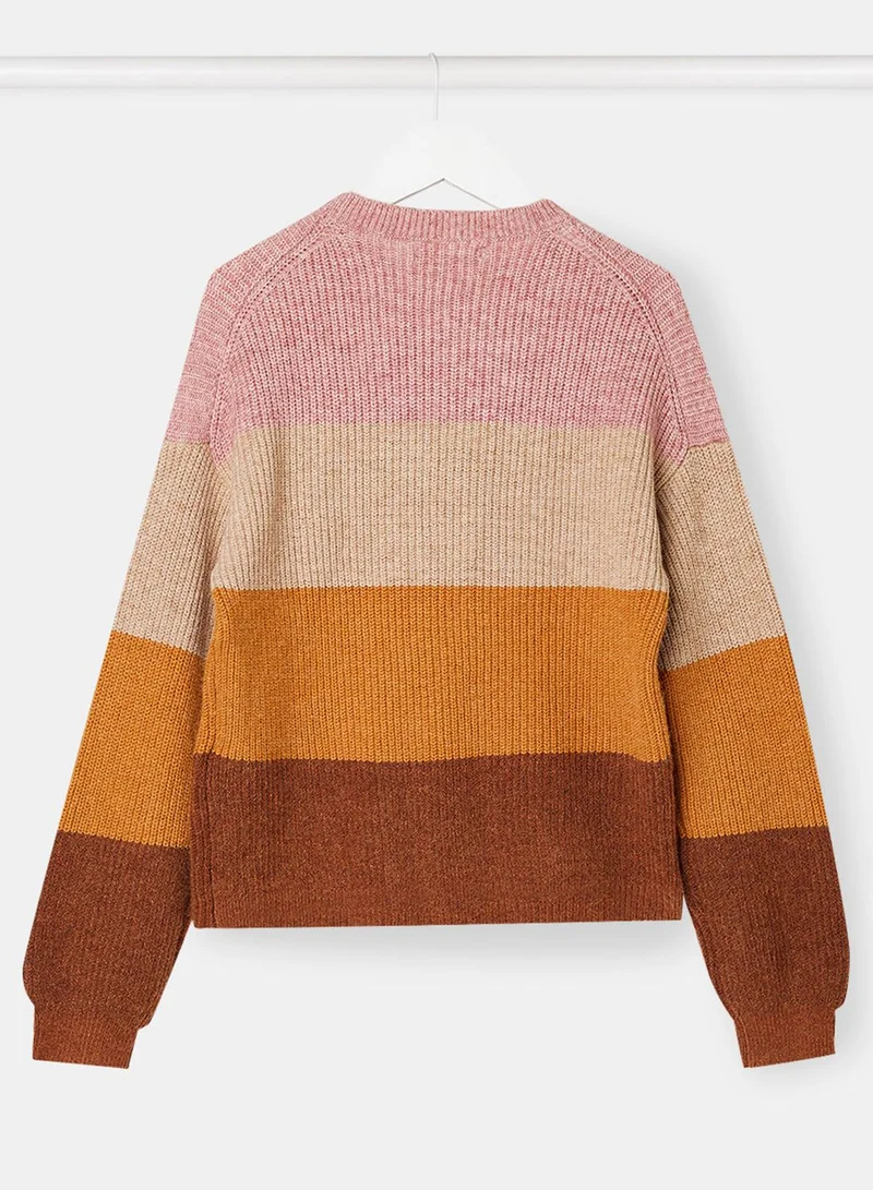 only_kids Kids Color Block Sweater