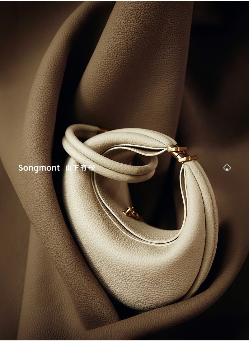 سونغمونت Moon bag medium size Songyue series Crescent moon bag Crescent bag commuter shoulder underarm bag  - Image 3