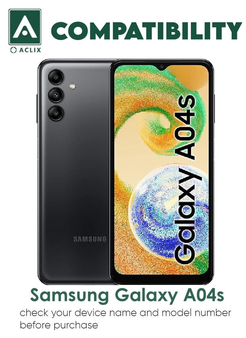 ACLIX 4 Pieces Antistatic ESD Dustproof Premium Quality High Definition Tempered Glass Screen Protector Designed For Samsung Galaxy A04s - Image 3