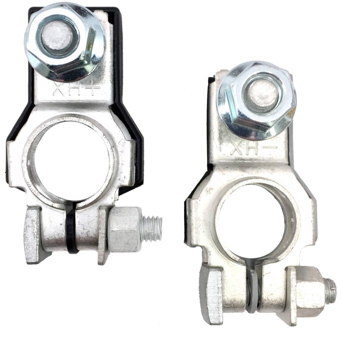 Battery Terminal Positive Negative Set Oem Car Cable Connector Clamp Top Post