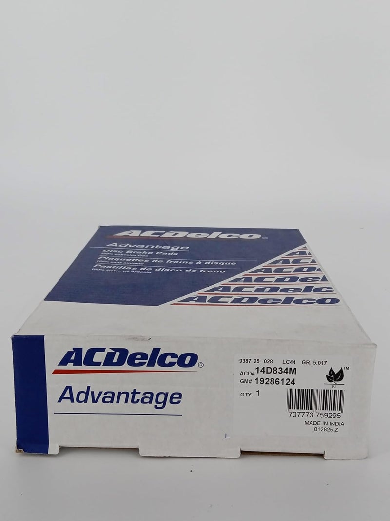 ACDelco مجموعة وسادات الفرامل الأمامية لسيارة شيفروليه تاهو - أداء عالي وكبح موثوق - Image 2