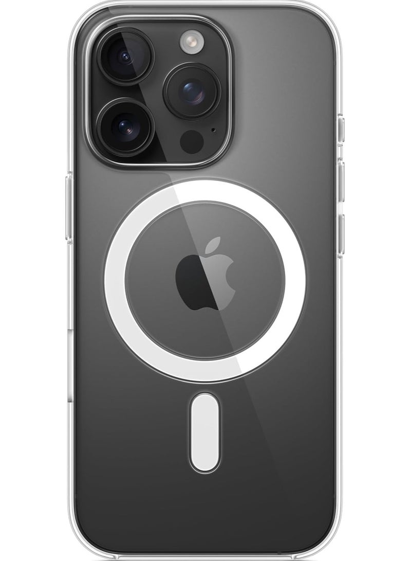 سيليكون جراب شفاف لهاتف Apple iPhone 16 Pro Max مع MagSafe - Image 2