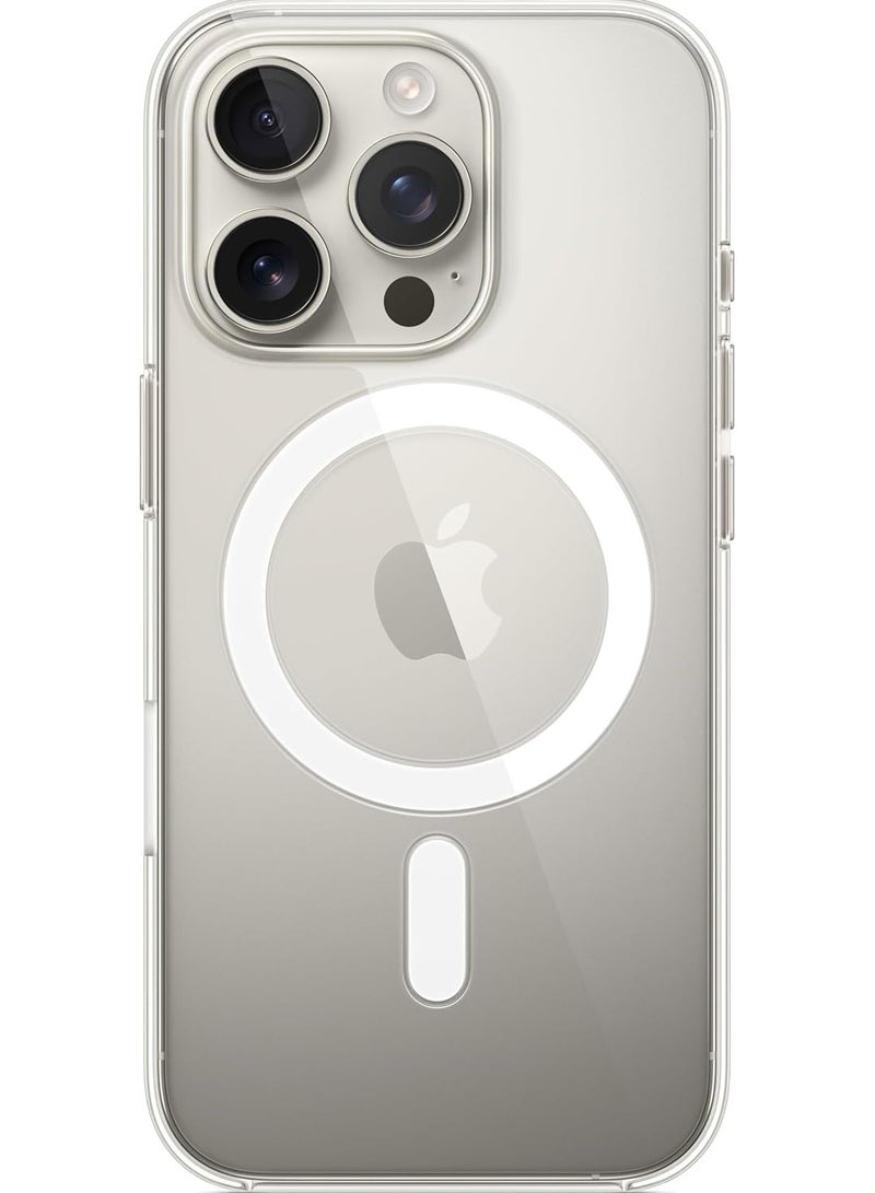 سيليكون جراب شفاف لهاتف Apple iPhone 16 Pro Max مع MagSafe - Image 3